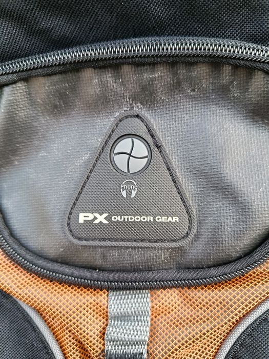 Mochila PX Outdoor Gear Preta/Laranja | PX Outdoor Gear Backpack Black/Orange