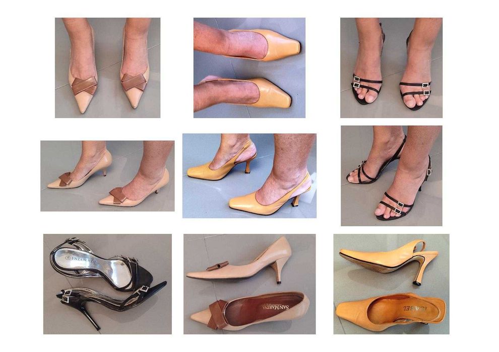 28 pares de sapatos de mulher T 36-1/2 - Entrega incluída