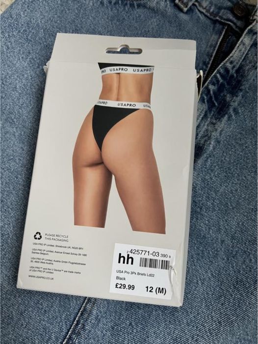 фірмові трусики (3шт)від usa pro нові Розмір L