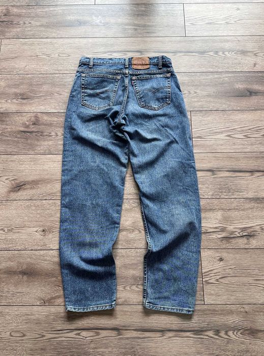 Spodnie jeansowe LEVIS 550 męskie proste dżins retro r. 34/32