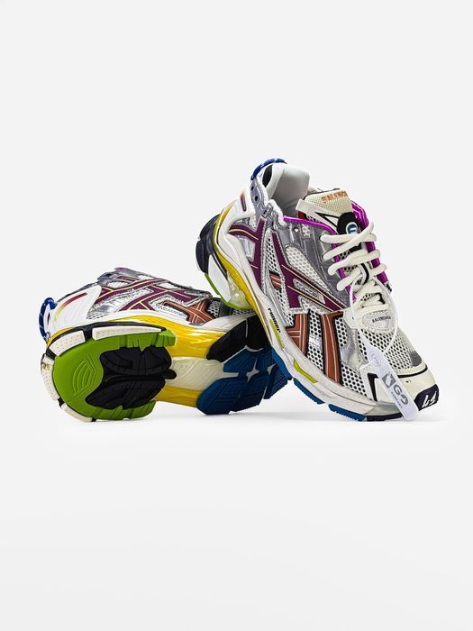 Кросівки Balenciaga Runner White/Pink premium | Кроссовки чоловічі жіночі