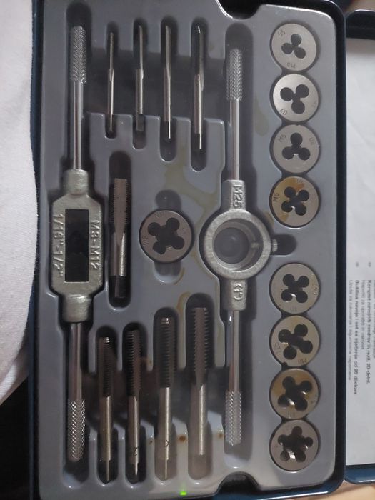 Powerfix gwintownik I zestaw noży 20 części