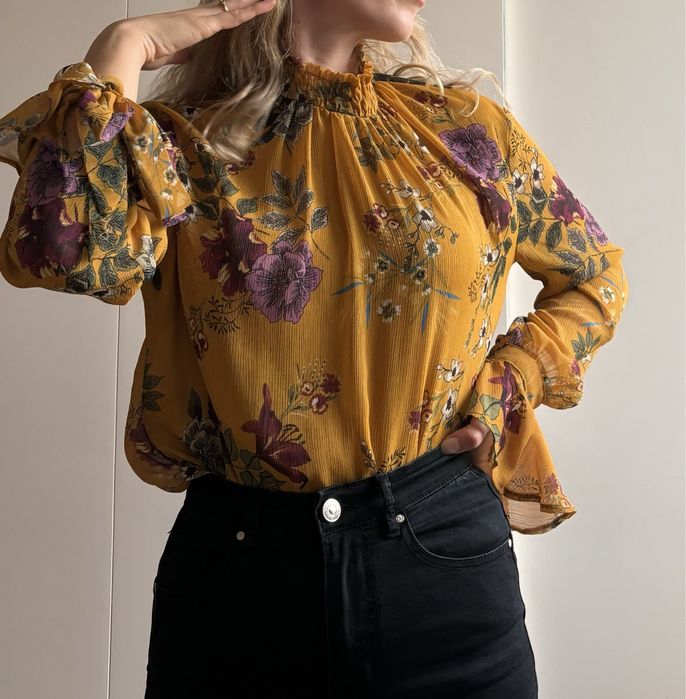 Koszula boho w kwiaty