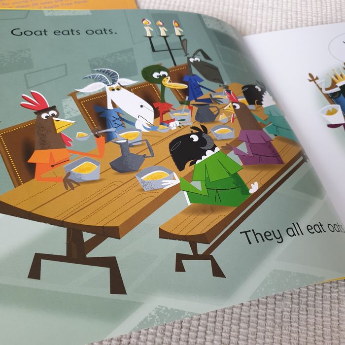 Usborne Poppy and Sam Barn on Fire, Goat in a boat