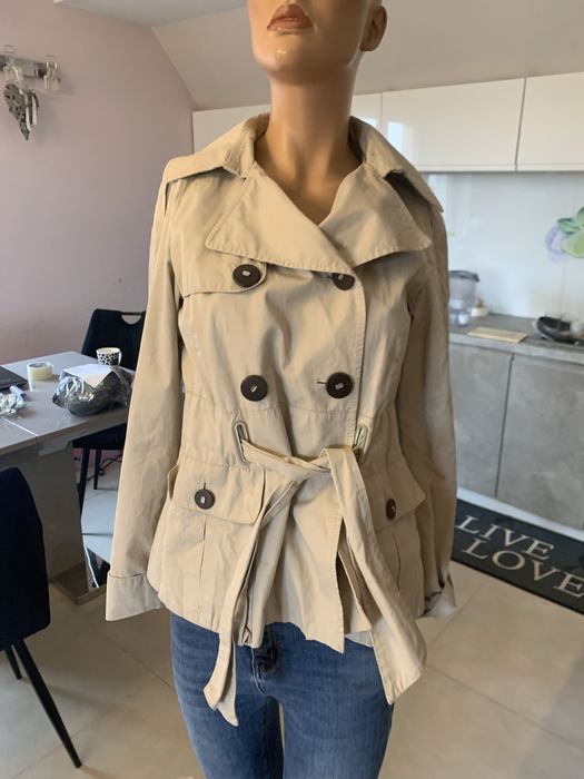 Plaszcz trencz zara s/m