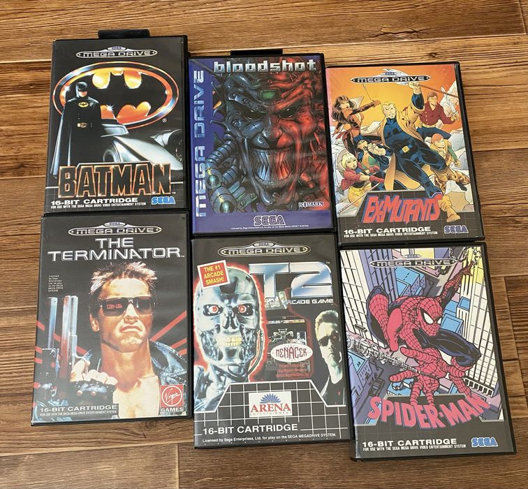 Sega MegaDrive/Genesis: ComixZone, Pitfall, Mortal Kombat, Aladdin