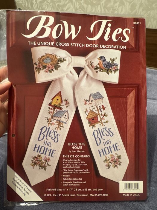 Залишки від набору  Bow  Ties Bless this home