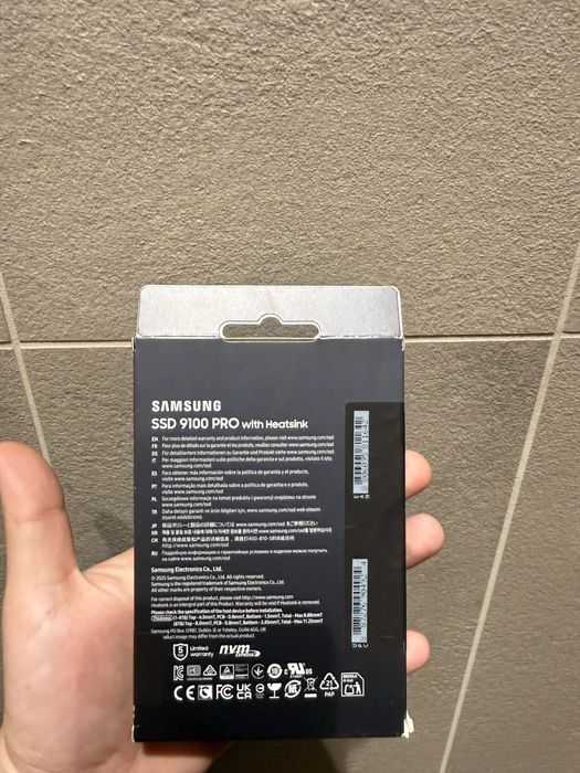 Samsung 9100 PRO 8TB NVMe M.2 PCIe 5.0 SSD z radiatorem – NOWY