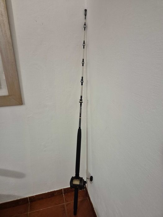 Cana e carreto Big Game / Hiro Bluewater com Shimano 25TLD