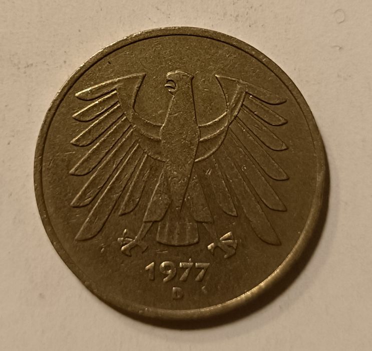 Moedas e Nota Europa. ALEMANHA. Marco