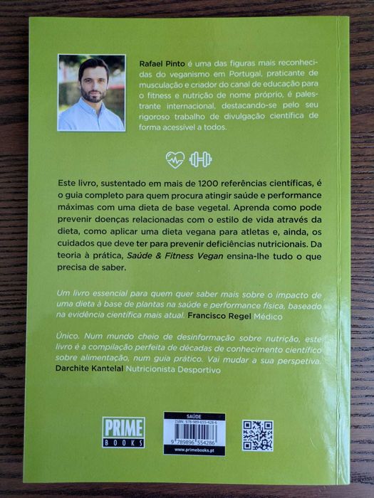 Livro "Saúde & Fitness Vegan" - Rafael Pinto