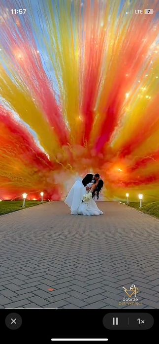 Samochód auto do ślubu Lexus Skoda fajerwerki dymy Ostrowiec Kielce