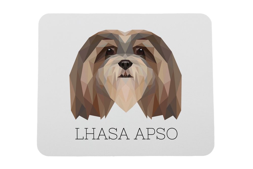 Lhasa Apso podkładka geometryczna Art-Dog