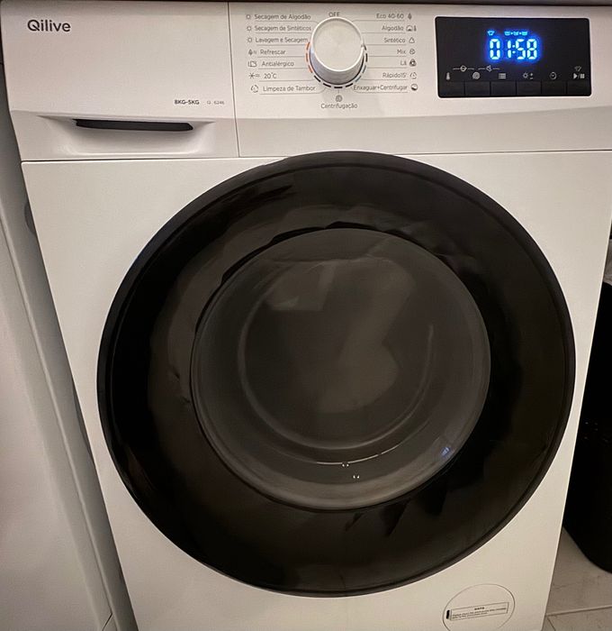 Máquina lavar e secar