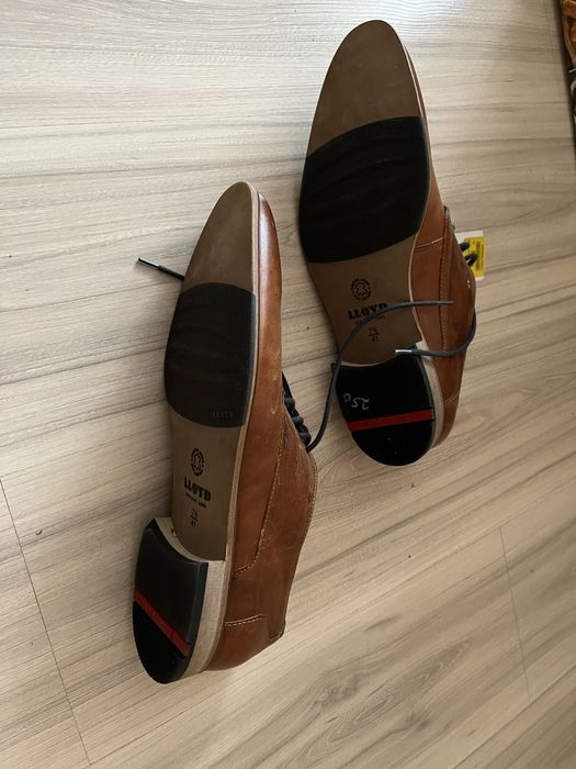 Nowe Buty eleganckie LIoyd rozmiar 41 42 braz meskie trzewiki