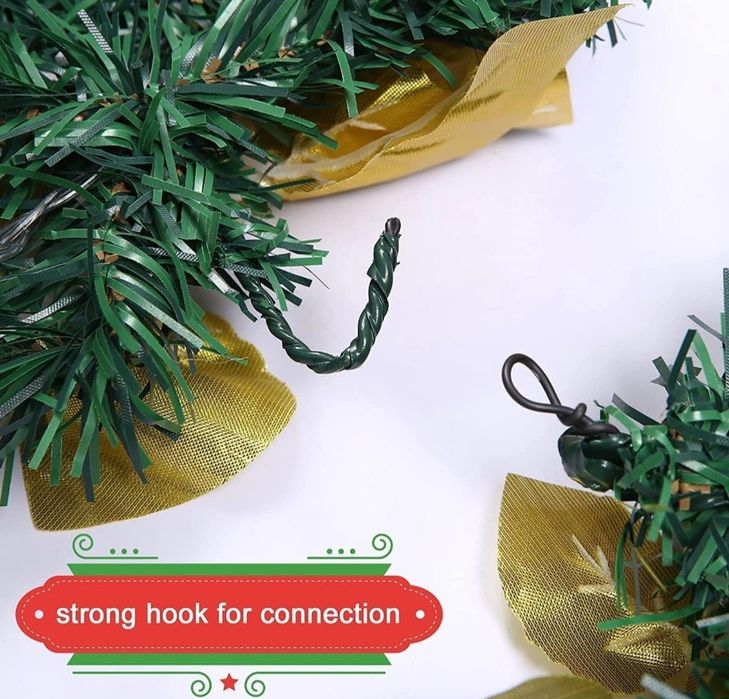 PERMUST Sztuczna girlanda jodłowa, Girlanda świąteczna 2,7m