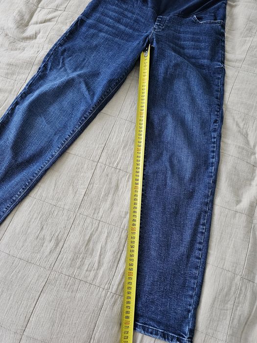Джинси для вагітних сині Mom, M, 550 грн.