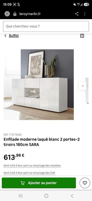 Vendo Aparador de Sala Novo