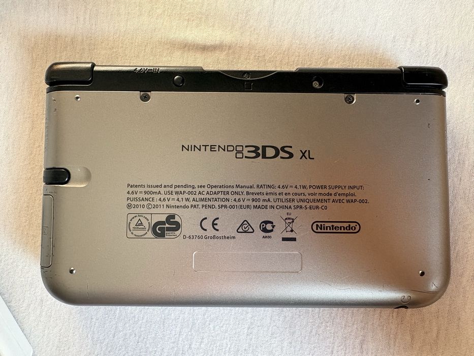 Nintendo 3ds XL czarno szary