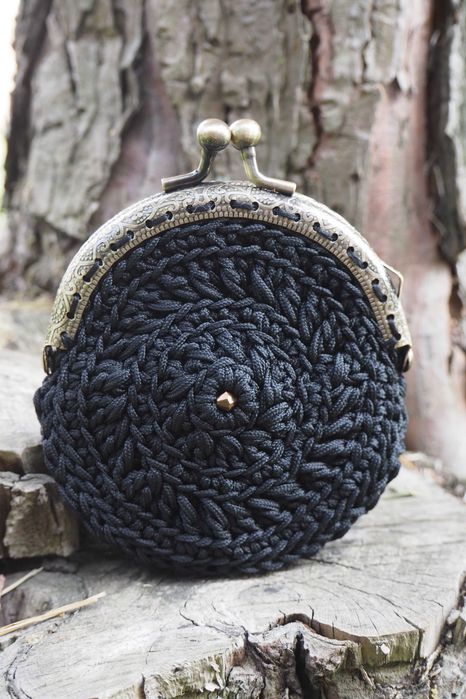 Porta moedas em croché