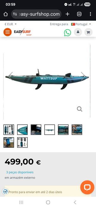 Kayak wattsup 2pessoas