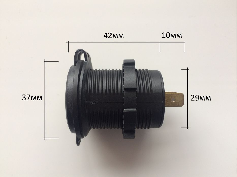 Автомобильная быстрая Usb зарядка QC 3.0 , Type-C PD в авто 12 - 24 V