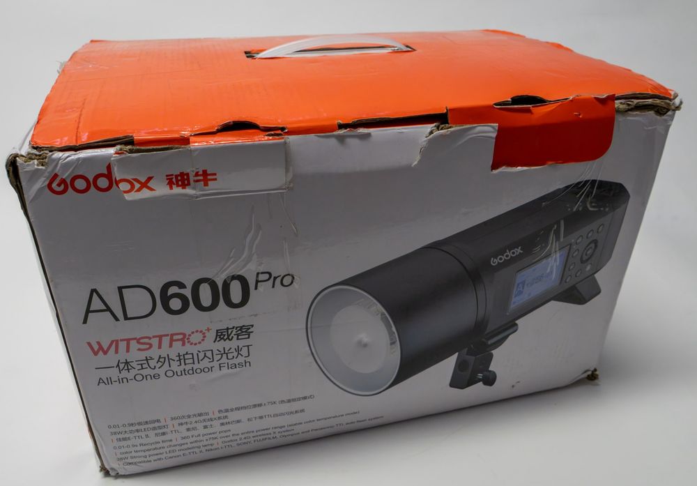 Godox AD600Pro TTL 600Ws + akumulator WB26 + ładowarka C26 – 100% sprawna