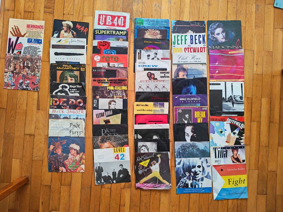 Discos vinil single anos 60 70 80 varios