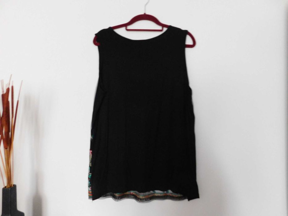 Klass bluzka czarna haft kwiaty 40