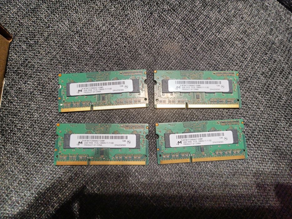 Micron 2GB DDR3L 1600MHz SODIMM 1Rx8 – kompatybilny i gotowy do pracy!