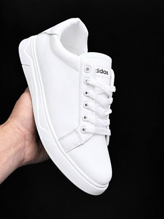 Кроссовки Adidas мужские класические красовки адидас Адидас кроссовки чисто белые Мягкие кросивки адидас