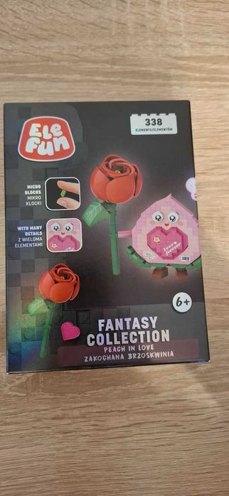 Klocki Elefun Fantasy Collection Micr 3D Zakochna Brzoskwinia 338 elem