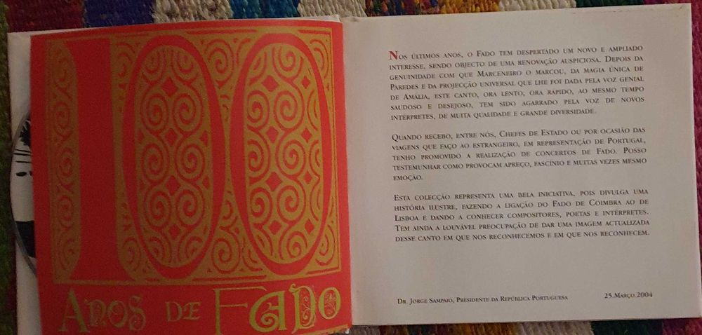 Lote de 7 CDS de FADO da colecção O FADO DO PÚBLICO