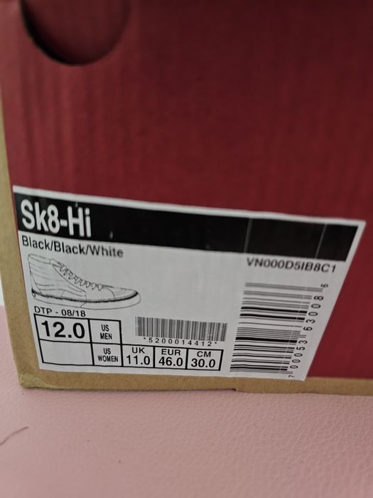 Buty nowe Vans sk8-hi Eu 46