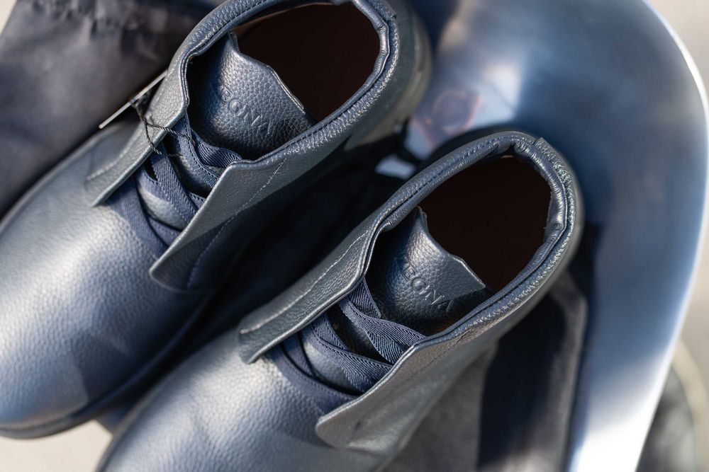 Zegna Triple Stitch buty Mid-Top Sneaker męskie 43