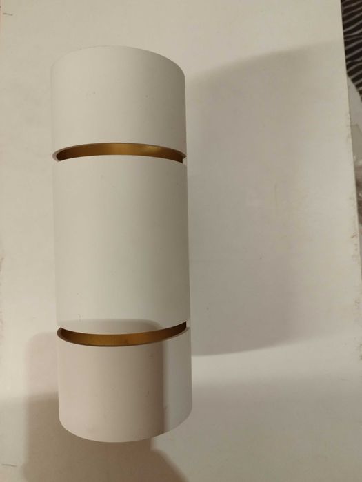 Candeeiro/aplique LED metal branco mate