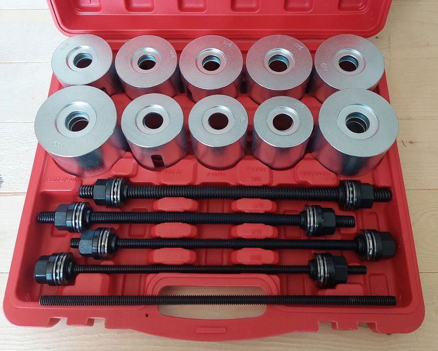 Conjunto Extratores Rolamentos Cinoblocos Manual Universal - 27 peças