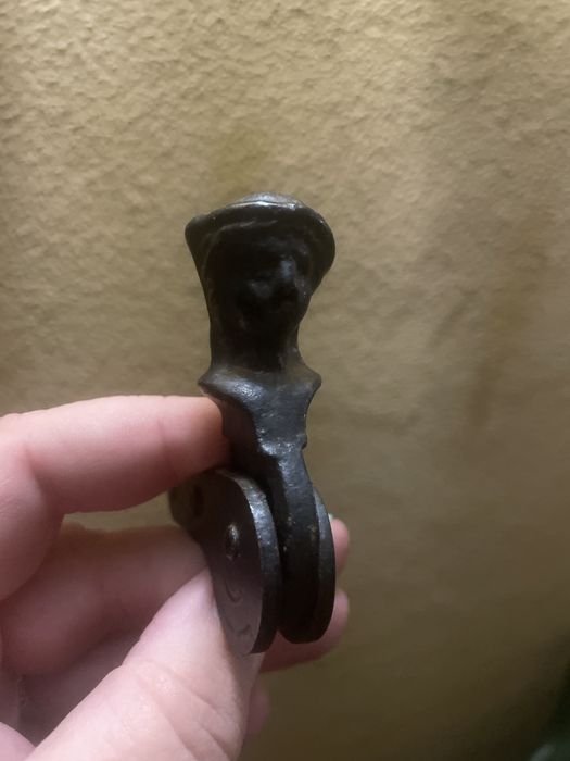 Batente de portada para aparafusar aço preto