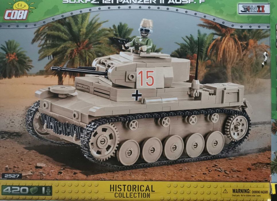 Klocki Cobi zestaw czołg tygrys pantera