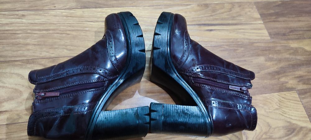 Bordowe botki Jenny Fairy rozm 37