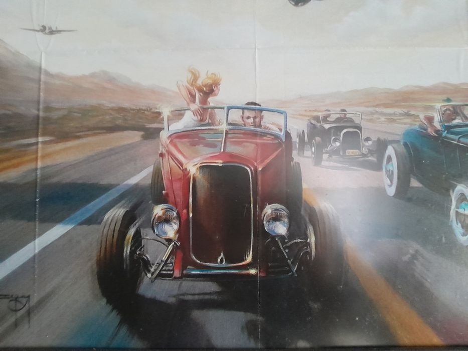 Poster em moldura Kustom magazine hot rod kulture