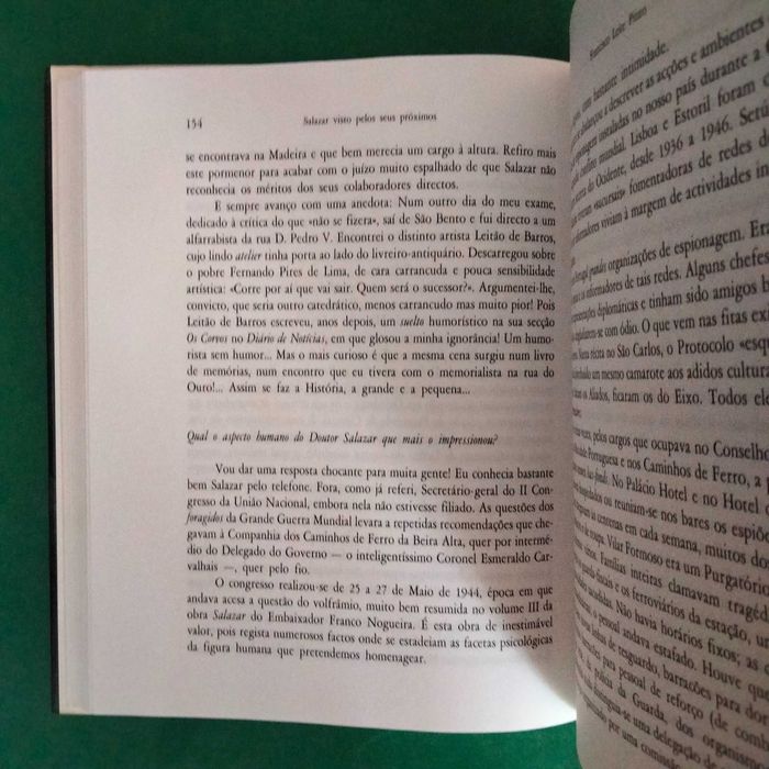 Salazar Visto pelos Seus Próximos (1946 / 68) - Jaime Nogueira Pinto