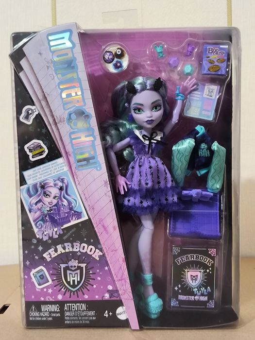 Monster High Fearbook Twyla Fashion Лялька Монстер Хай Твайла книга