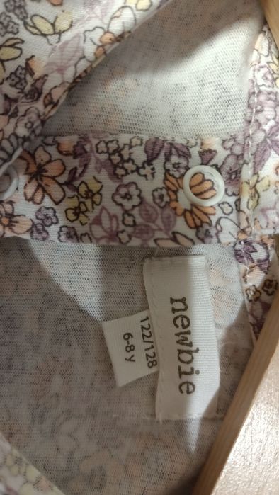 Bluzka koszulka tuniczka Newbie lato łączka 122/128