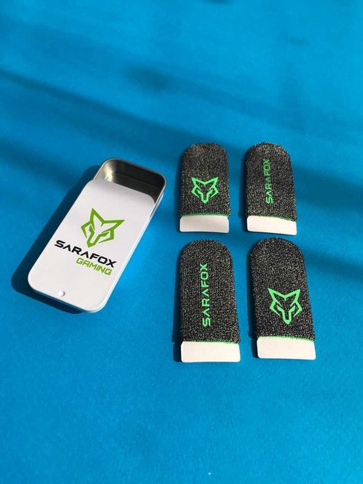 Ігрові тригери і напальчники ігрові для екрану SARAFOX V9, 4 шт.+ кейс