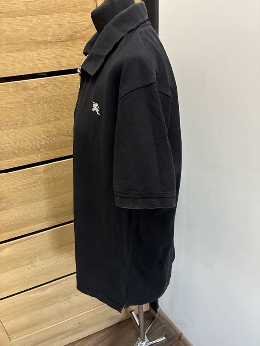 Czarna koszulka polo rozm xxl Burberry