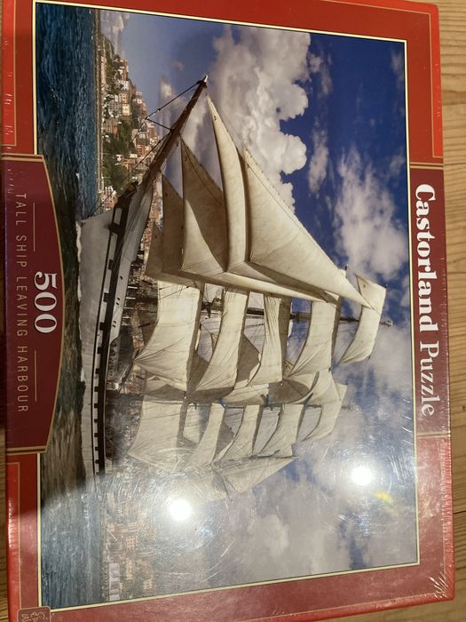 Puzzle statek, nowe 500 szt, na prezent