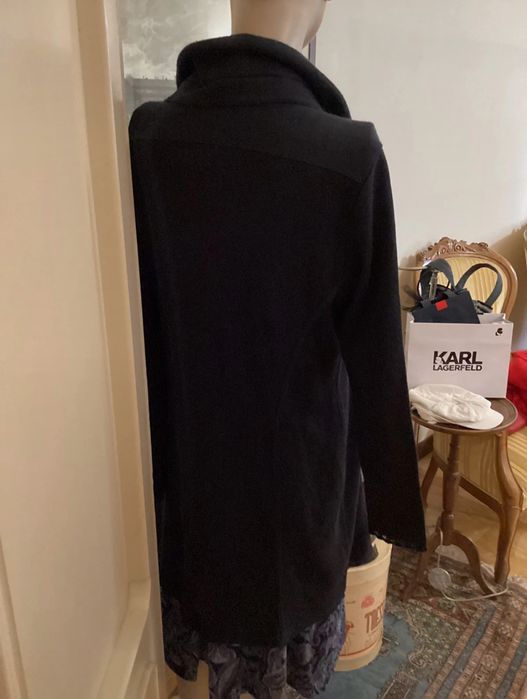 Cardigã Casaco elegante em tecido Jersey