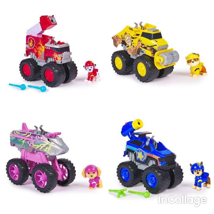 Щенячий патруль: Rescue Wheels Зума, Роккі, Маршал