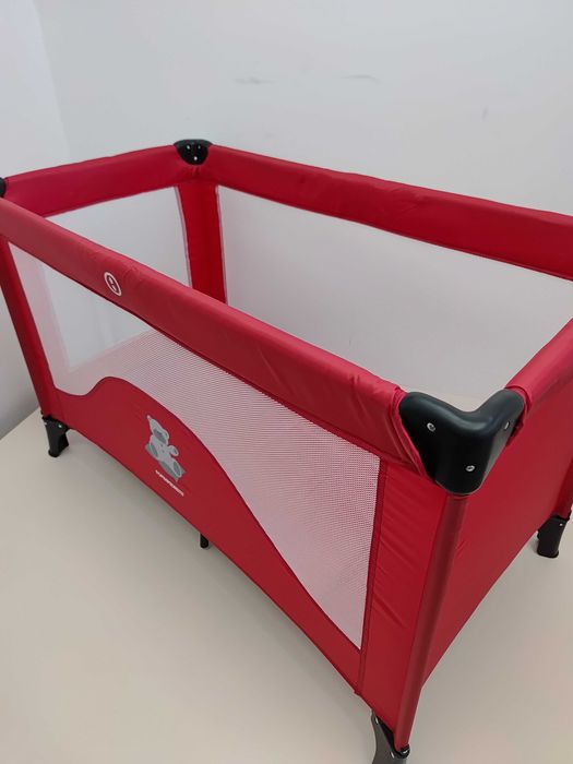 Foppapedretti Teddytour łóżko turystyczne 127x67cm czerwone D421